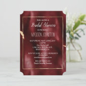 Diep rood Southwest Cowhide Kaart (Staand voorkant)