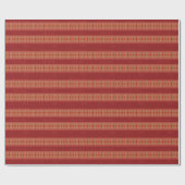 Diep rood vintage gestyled cadeaupapier (Vlak)