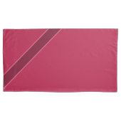 Diep Roos en Bourgogne Kussensloop (Voorkant-Links)