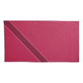 Diep Roos en Bourgogne Kussensloop (Achterkant-Rechts)