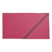 Diep Roos en Bourgogne Kussensloop (Achterkant-Links)