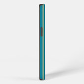 Diep roze blauw groene gestreepte iPad Case-Mate C iPhone Hoesje (Rechterkant)