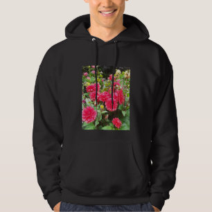 Diep Roze Dahlias Trui Hoodie