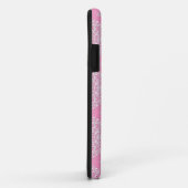 Diep Roze Damast Patroon Case-Mate iPhone Case (Achterkant/rechts)