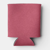 Diep roze gestructureerd draaiend patroon blikjeskoeler (Voorkant)