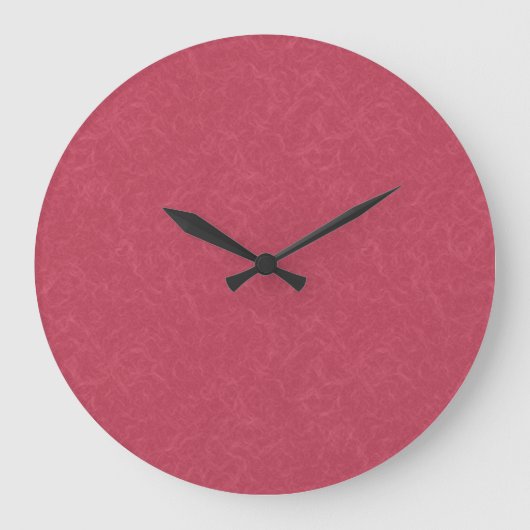 Diep roze  gestructureerd draaiend  patroon grote klok (Voorkant)