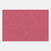 Diep roze gestructureerd draaiend patroon inpakpapier vel (Voorkant 2)