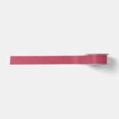 Diep roze gestructureerd draaiend patroon satijnen lint (Voorkant)