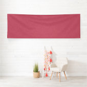 Diep roze gestructureerd draaiend patroon spandoek (Insitu)