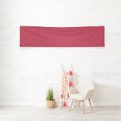 Diep roze gestructureerd draaiend patroon spandoek (Insitu)