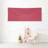 Diep roze gestructureerd draaiend patroon spandoek (Insitu)