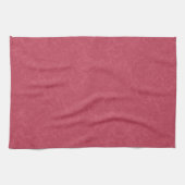 Diep roze  gestructureerd draaiend  patroon theedoek (Horizontaal)