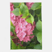 Diep Roze Hortensia's Theedoek (Verticaal)