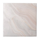 Diep Roze Marmer Afwerking Decorative 4.25" Vierka Tegeltje (Voorkant)