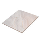 Diep Roze Marmer Afwerking Decorative 4.25" Vierka Tegeltje (Zijkant)