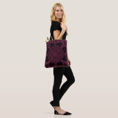 Diep Roze Perzisch Tote Bag (Op model)