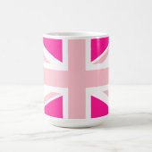 Diep Roze Union Jack Koffiemok (Center)