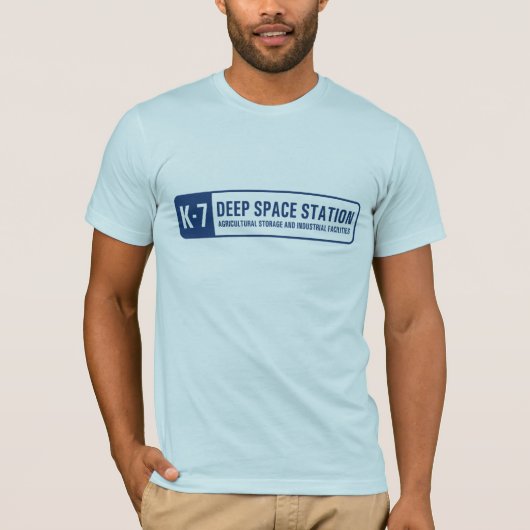 diep ruimtestation k-7 t-shirt (Voorkant)