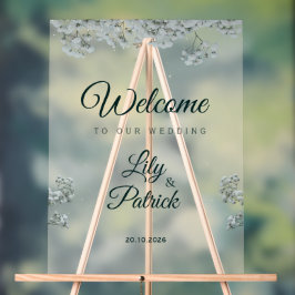 Diep smaragdgroene baby's adem  acryl bord