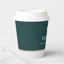 Diep Smaragdgroene Specialty Coffee Shop Papieren 