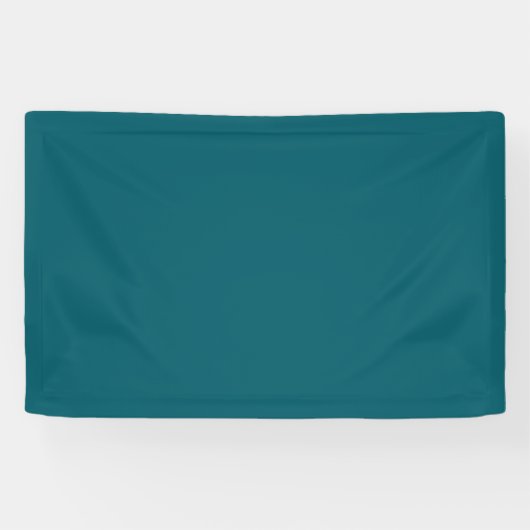 Diep Teal Partijbanner Spandoek (Horizontaal)