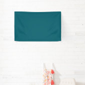 Diep Teal Partijbanner Spandoek (Insitu)