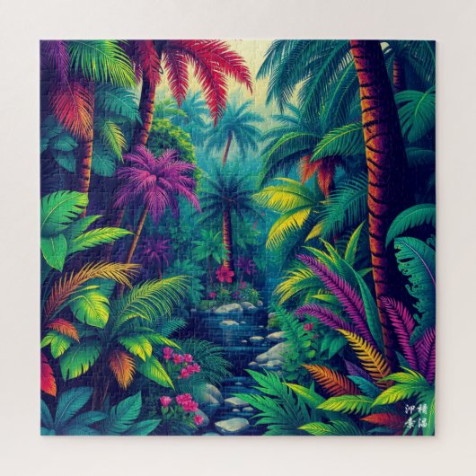 Diep Tropisch Woud Legpuzzel (Verticaal)