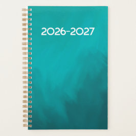 Diep Turkoois Design Spiraal Planner