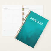 Diep Turkoois Design Spiraal Planner (Display)