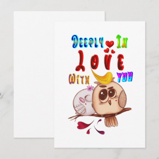 Diep verliefd op je (Voorkant / Achterkant)