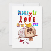 Diep verliefd op je aankondiging (Voorkant)