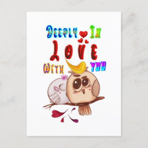 Diep verliefd op je feestdagenkaart