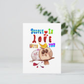 Diep verliefd op je feestdagenkaart (Staand voorkant)