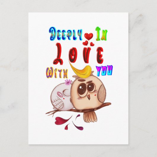 Diep verliefd op je feestdagenkaart (Voorkant)