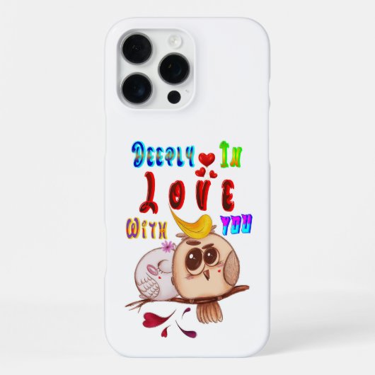 Diep verliefd op je iPhone hoesje (Achterkant)