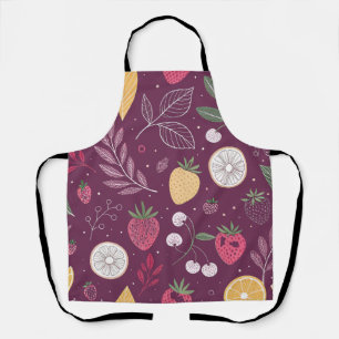 "Diep Wijnpaars Fruit Schort