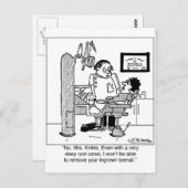 Diep wortelkanaal om Ingroeit Toenail te verwijder Briefkaart (Voorkant / Achterkant)