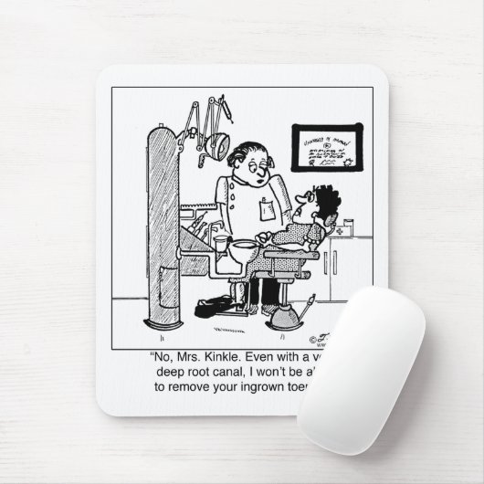 Diep wortelkanaal om Ingroeit Toenail te verwijder Muismat (Met muis)