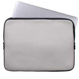 Diep zand, beige massief laptop sleeve