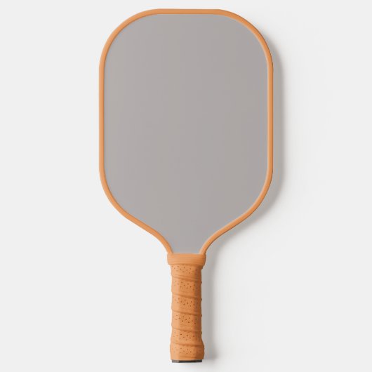 Diep zand, beige massief pickleball paddle (Voorkant)