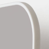 Diep zand, beige massief pickleball paddle (Links Detail)