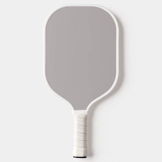Diep zand, beige massief pickleball paddle (Achterkant)