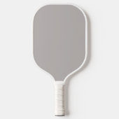 Diep zand, beige massief pickleball paddle (Voorkant)