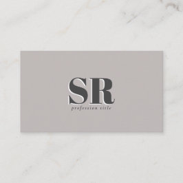 diep zand | massief beige neutraal visitekaartje