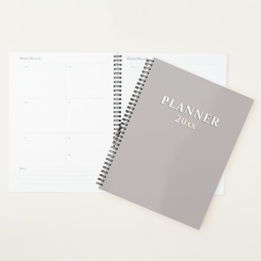 Diep zand | massief beige planner (Display)