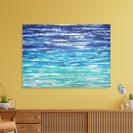 diep Zee Canvas Afdruk (Insitu (Woonkamer))