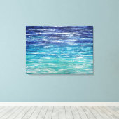 diep Zee Canvas Afdruk (Insitu (Houten vloer))