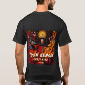 Diep Zee duiken + Kush Sensei T-shirt (Achterkant)