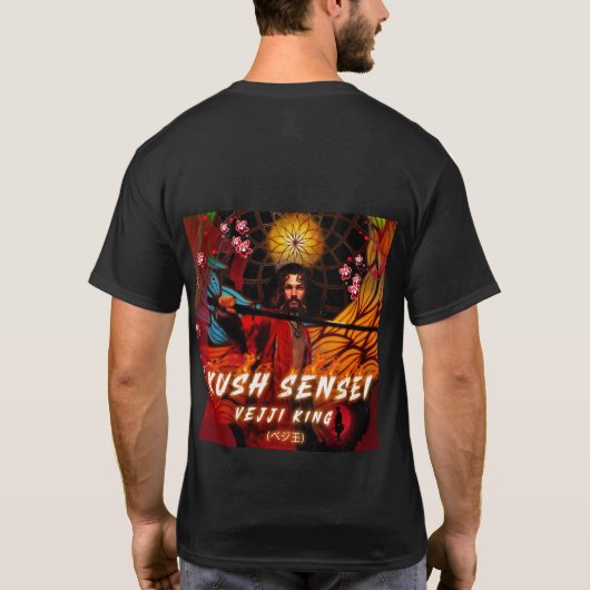 Diep Zee duiken + Kush Sensei T-shirt (Achterkant)