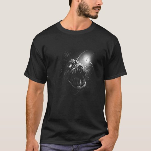 Diep Zee Gevist Vis T-shirt (Voorkant)